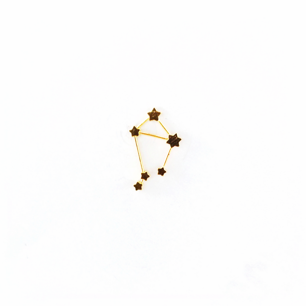 Libra constellation earring (single)