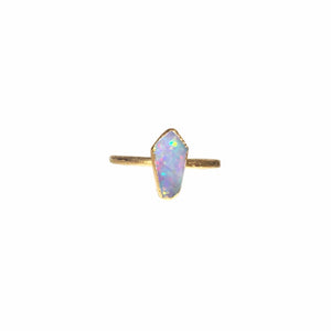 Pastel Rainbow Opal Ring