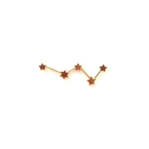 Cassiopeia constellation earring (single)