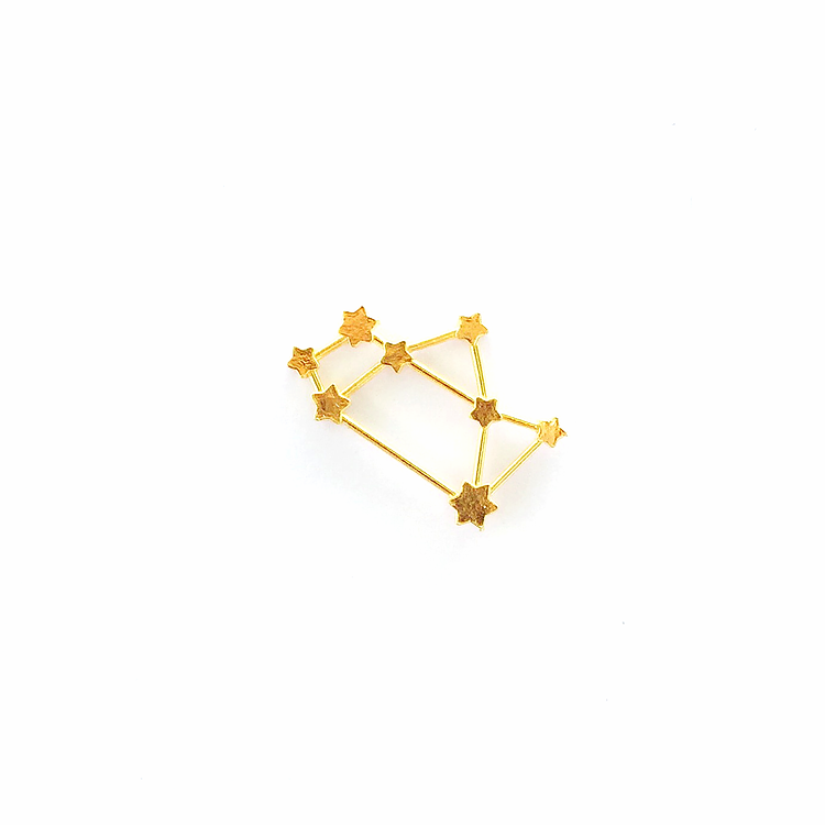 Sagittarius constellation earring (single)