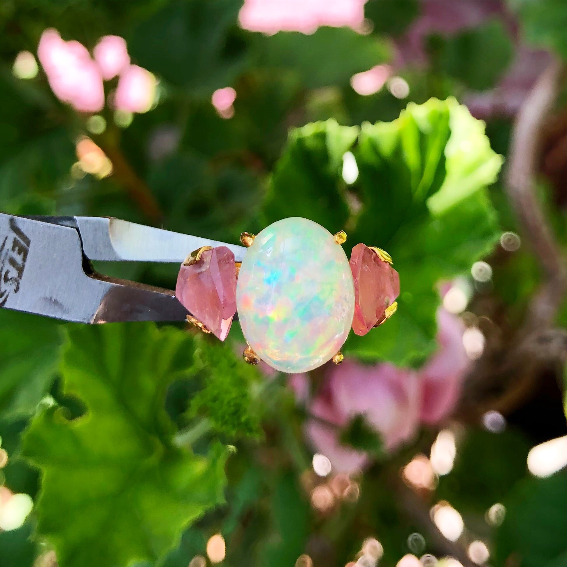 Opal × Pink Tourmaline