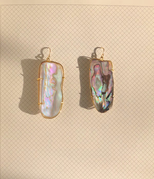 Abalone shell earrings
