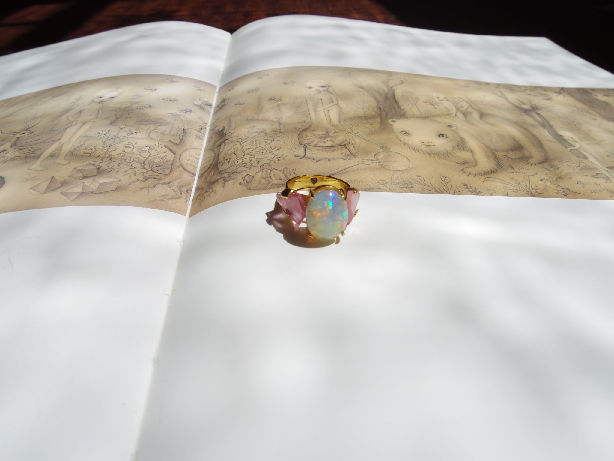 Opal × Pink Tourmaline