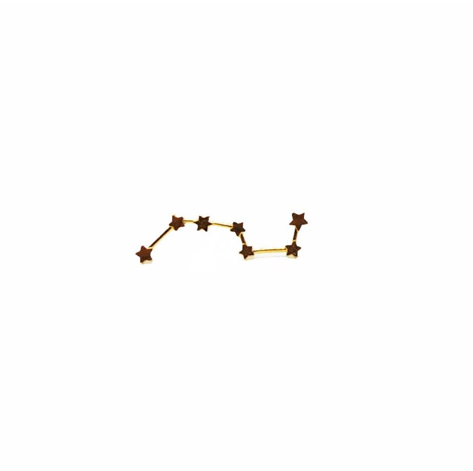 Cassiopeia and Big Dipper Constellation earrings (pair)