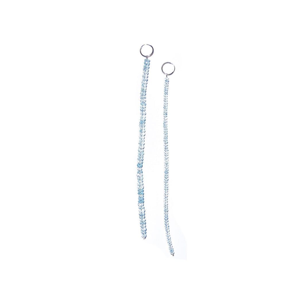 Twinkling Aquamarine Earring