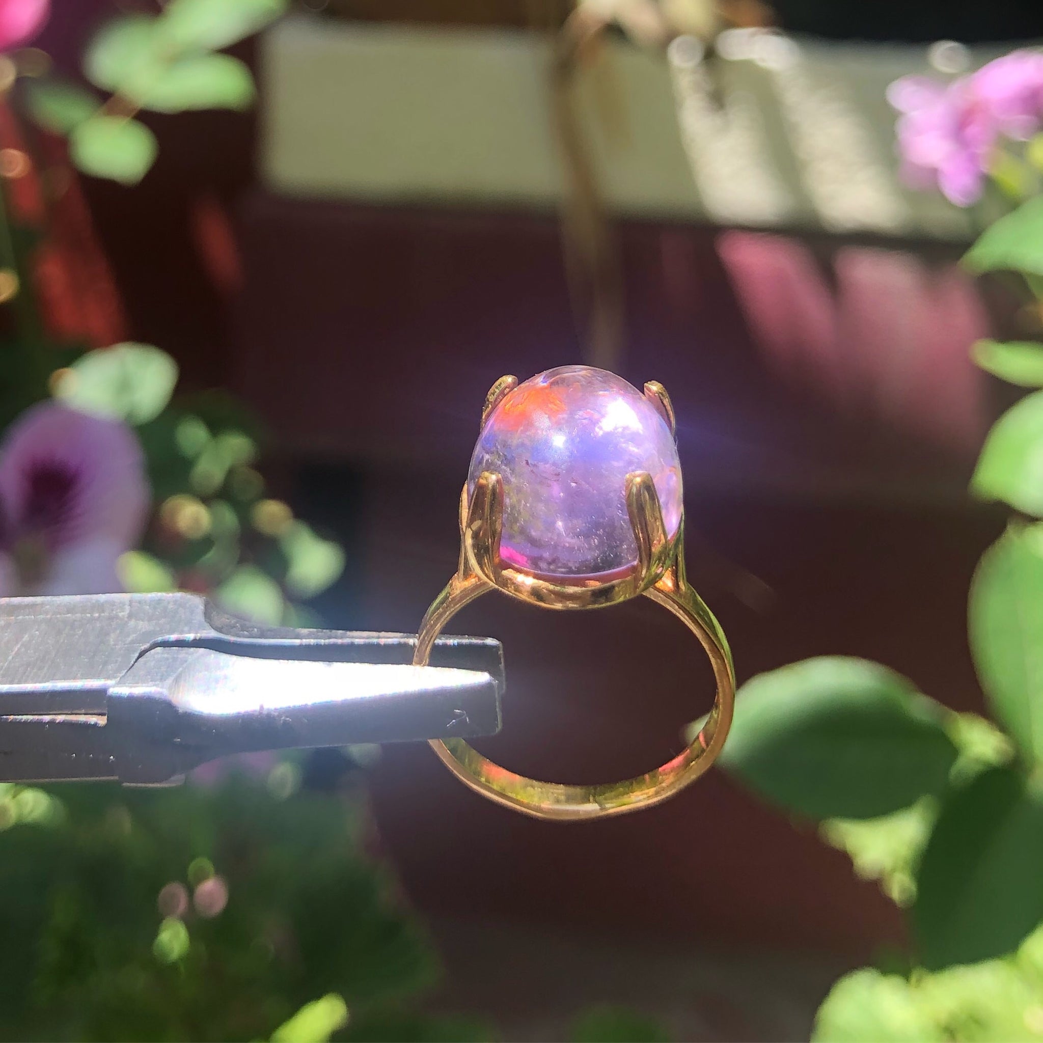 bibidi babidi amethyst ring