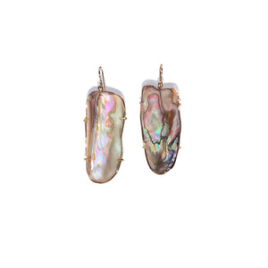 Abalone shell earrings