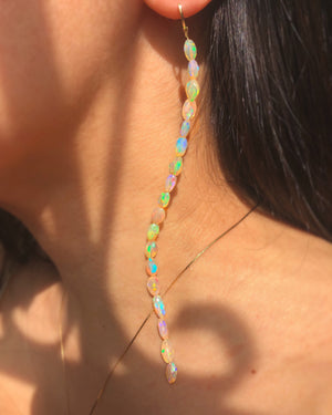 Twinkling Opal Earring
